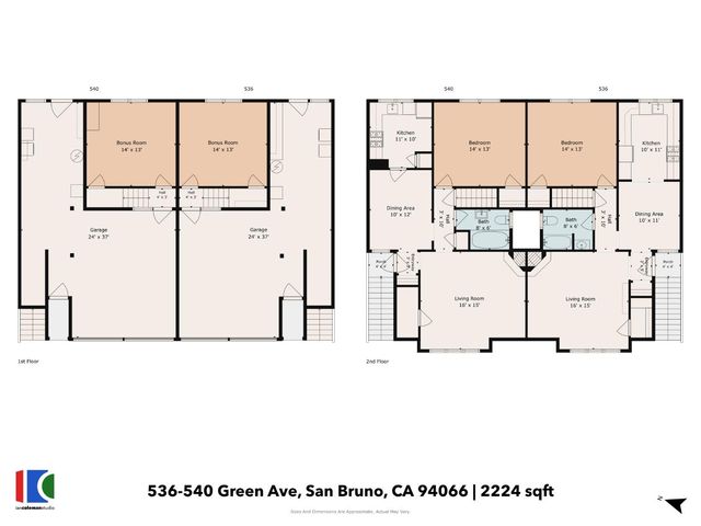 536 - 540 Green Avenue, San Bruno, CA 94066