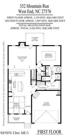 352 Mountain Run Road, West End, NC 27376