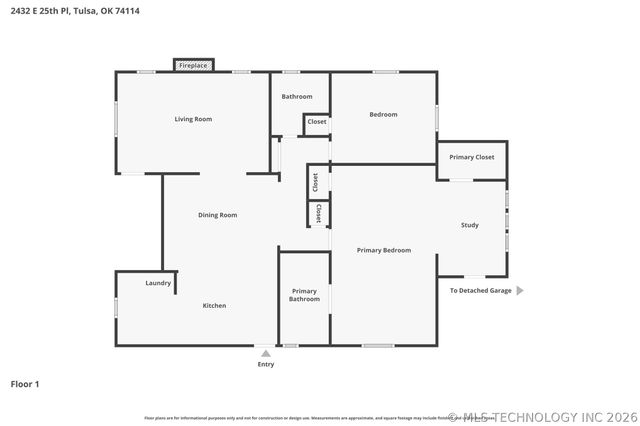 2432 E 25th Place, Tulsa, OK 74114