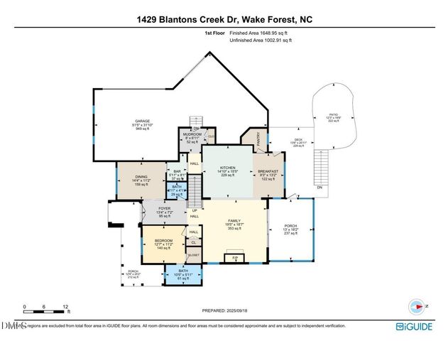 1429 Blantons Creek Drive, Wake Forest, NC 27587