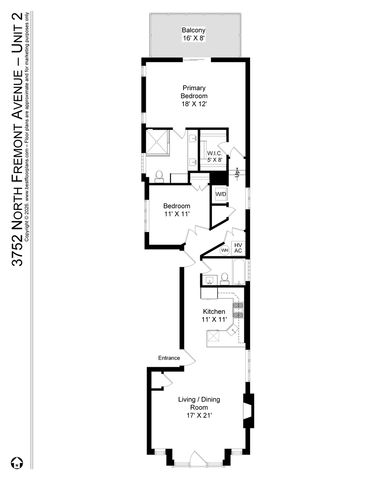 3752 N Fremont Street 2, Chicago, IL 60613