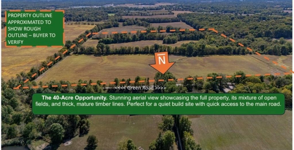 Image 1 of property listing at TBD Green Road, Mt Vernon, IL 62864