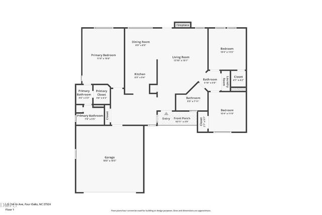 113 Dawn Avenue, Four Oaks, NC 27524