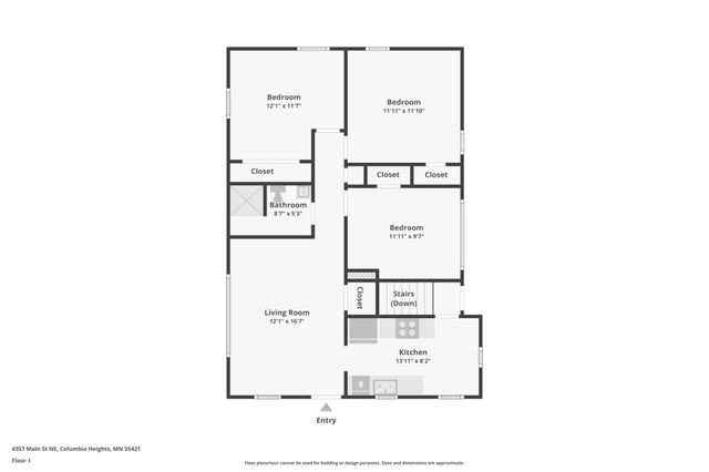 4357 Main Street NE, Columbia Heights, MN 55421