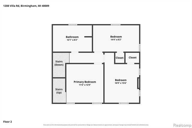 1208 Villa Road, Birmingham, MI 48009