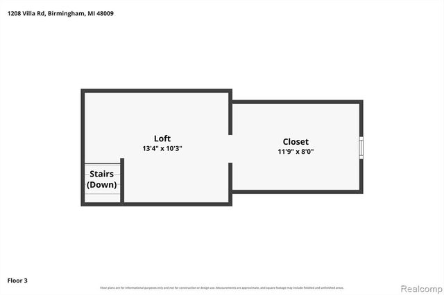 1208 Villa Road, Birmingham, MI 48009
