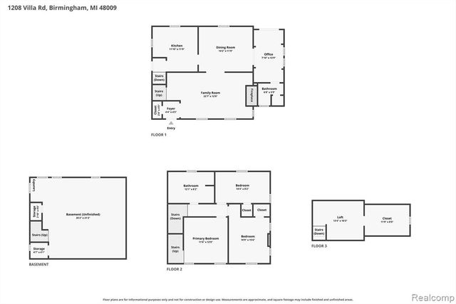 1208 Villa Road, Birmingham, MI 48009