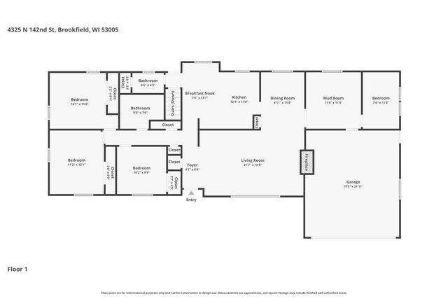 4325 142nd STREET, Brookfield, WI 53005