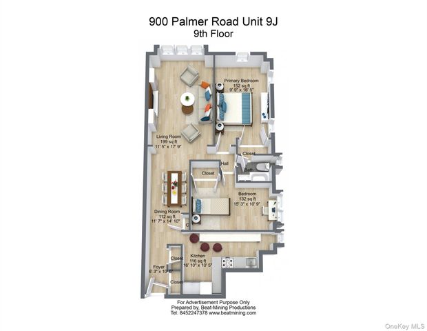 900 Palmer Road 9J, Bronxville, NY 10708