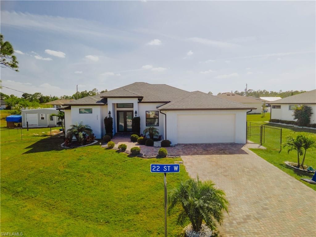 3809 22nd ST W, LEHIGH ACRES, FL 33971 — exterior