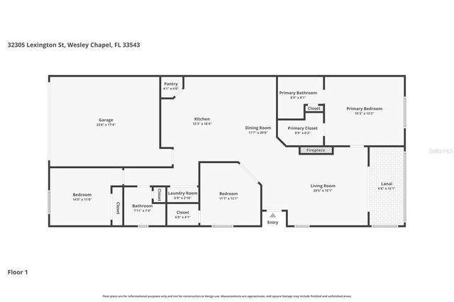 32305 LEXINGTON STREET, Wesley Chapel, FL 33543