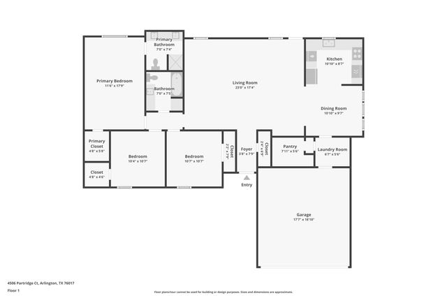 4506 Partridge Court, Arlington, TX 76017