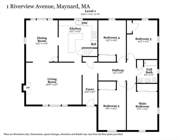 1 Riverview Ave, Maynard, MA 01754