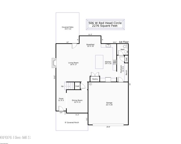 506 W Red Head Circle, Sneads Ferry, NC 28460