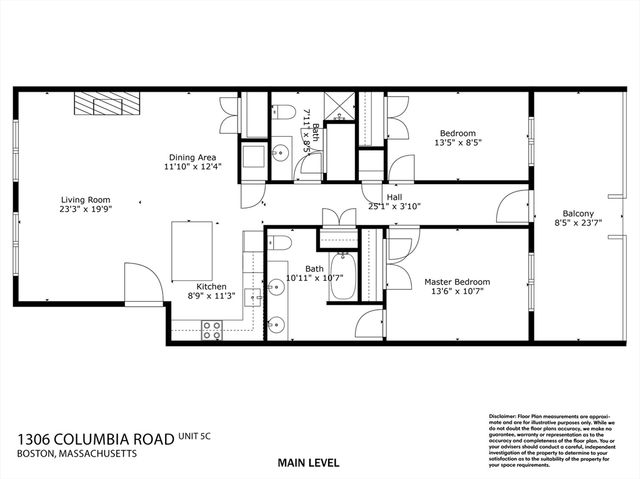 1306 Columbia Road 5C, Boston, MA 02127