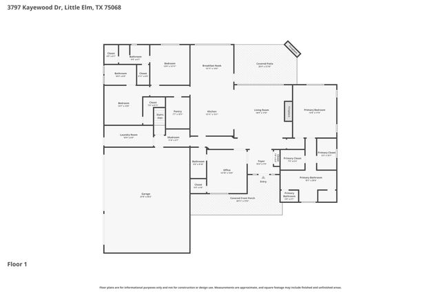 3797 Kayewood Drive, Little Elm, TX 75068