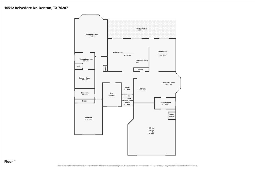 10512 Belvedere Drive, Denton, TX 76207 — photo 2