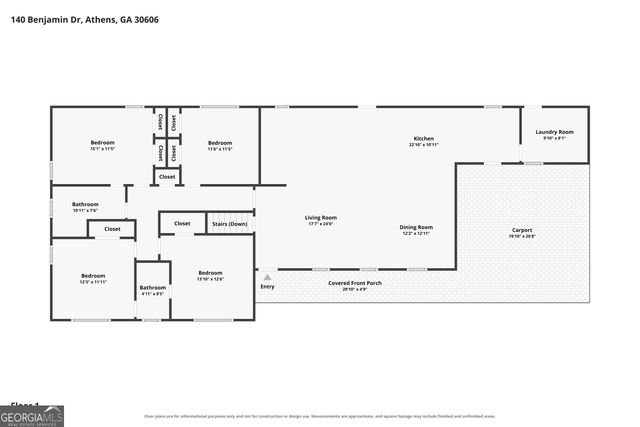 140 Benjamin Drive, Athens, GA 30606