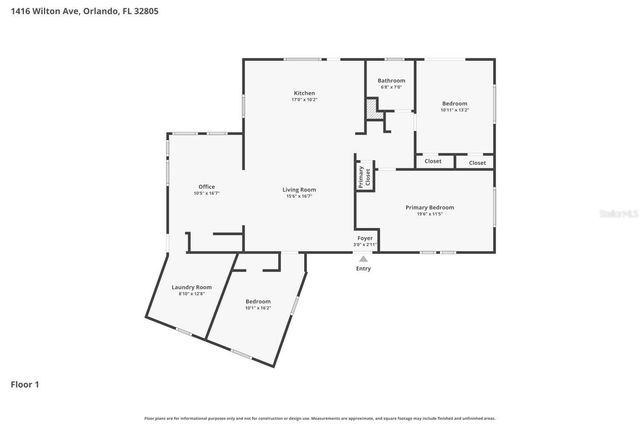 1416 WILTON AVENUE, Orlando, FL 32805