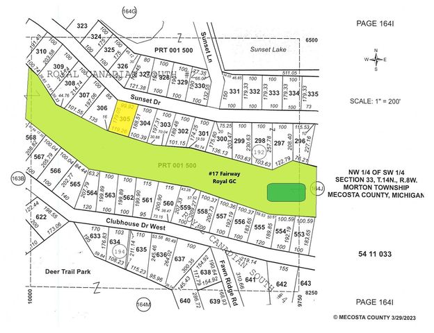 9861 Sunset Drive, Canadian Lakes, MI 49346