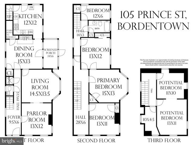 105 PRINCE ST, Bordentown, NJ 08505