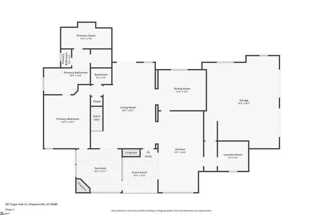 907 Sugar Oak Court, Simpsonville, SC 29680