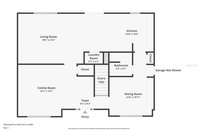 1383 JONQUIL TERRACE, North Port, FL 34288