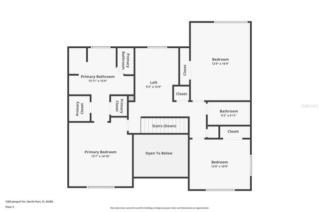 1383 JONQUIL TERRACE, North Port, FL 34288
