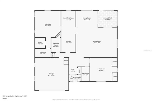 1806 WEDGE COURT, Sun City Center, FL 33573