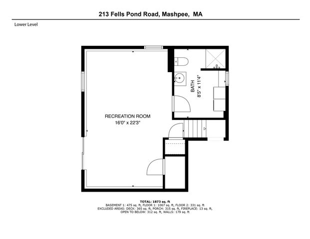 213 Fells Pond Road, Mashpee, MA 02649