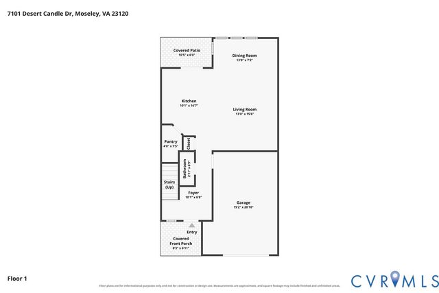 7101 Desert Candle Dr, Moseley, VA 23120