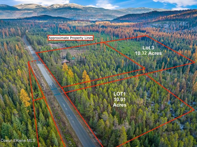 Lot 3 10.32 Acre Reeder Bay Road, Nordman, ID 83848