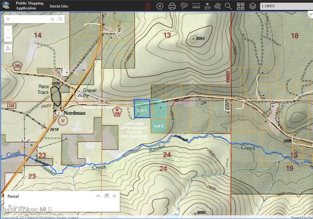 Lot 3 10.32 Acre Reeder Bay Road, Nordman, ID 83848