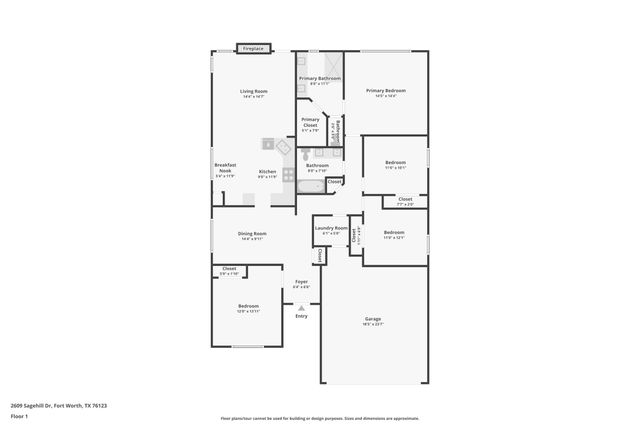 2609 Sagehill Drive, Fort Worth, TX 76123