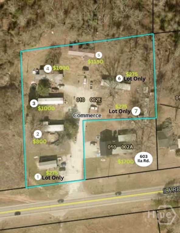 Image 1 of property listing at 581/603 Ila Road, Commerce, GA 30529