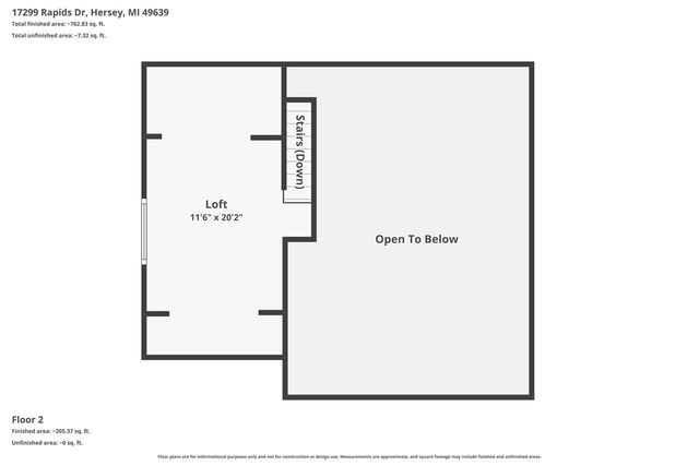 17299 Rapids Drive, Hersey, MI 49639