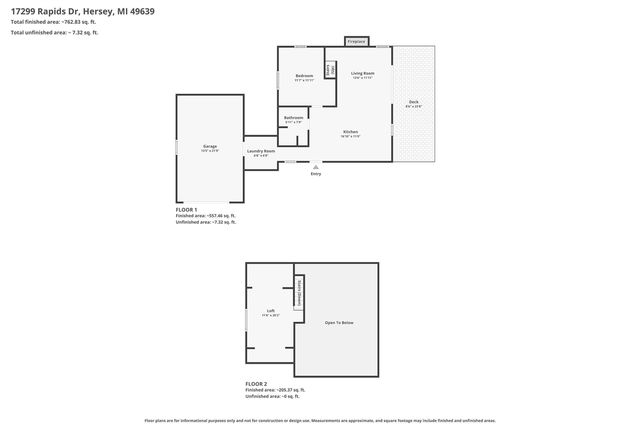 17299 Rapids Drive, Hersey, MI 49639