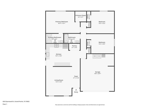 429 Clearwood Drive, Grand Prairie, TX 75052
