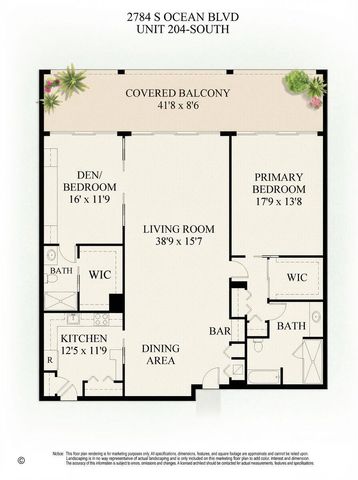 2784 S Ocean Boulevard 204s, Palm Beach, FL 33480