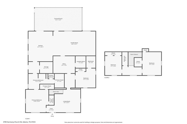 3799 Harmony Church Rd, Adams, TN 37010