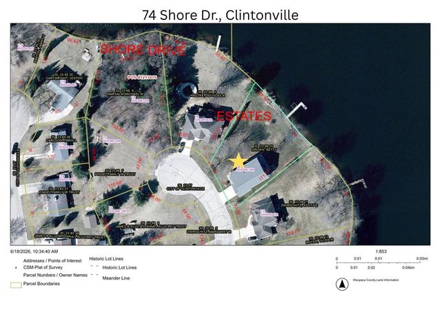 74 SHORE DRIVE, Clintonville, WI 54929