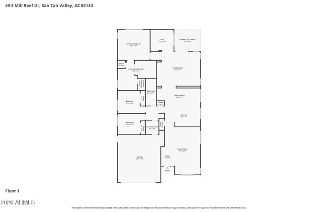 49 E MILL REEF Drive, San Tan Valley, AZ 85143