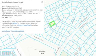 9 Lots Volcano Cliffs Subd NW, Albuquerque, NM 87120