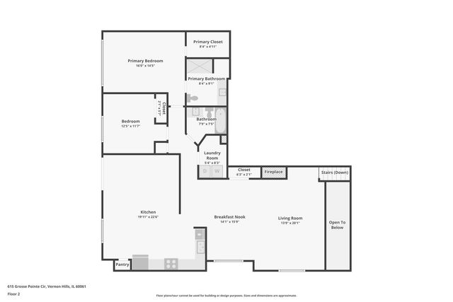 615 GROSSE POINTE Circle 12-7, Vernon Hills, IL 60061