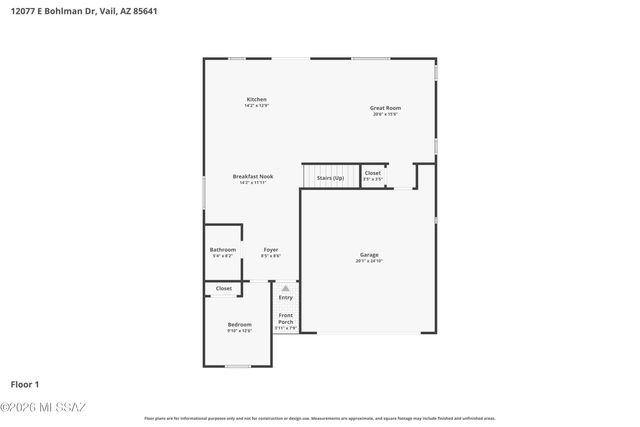 12077 E Bohlman Drive, Vail, AZ 85641
