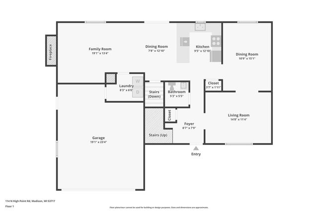 114 N High Point Road, Madison, WI 53717