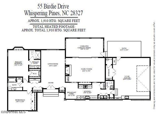 55 Birdie Drive, Whispering Pines, NC 28327