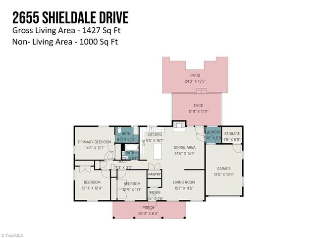 2655 Shieldale Drive, Winston-salem, NC 27107