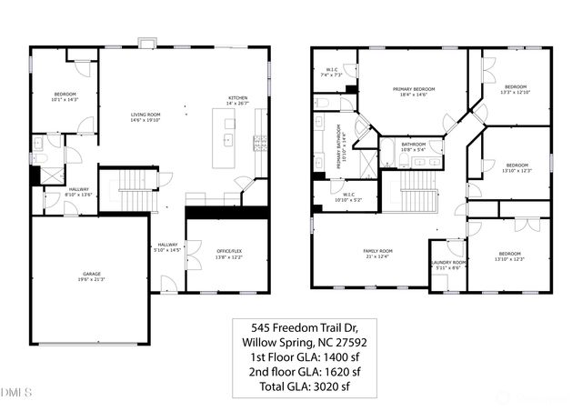 545 Freedom Trail Drive, Willow Spring, NC 27592
