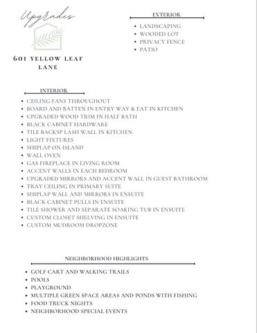 601 Yellow Leaf Lane, Summerville, SC 29486